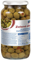 Olivy zelené s paprikou