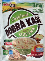 Dobrá kaše ovesná jablko a skořice