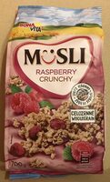 Zapékané müsli s malinami a příchutěmi vanilky