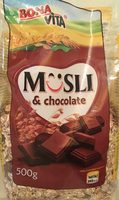 Musli and chocolate