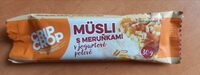 Müsli s meruňkami v jogurtové polevě