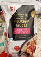 Premium Knusper Müsli Himbeer & White Choc