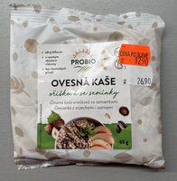Ořechová ovesná kaše se semínky