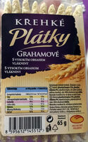 Křehké plátky grahamové