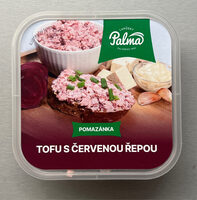 Tofu pomazánka s červenou řepou