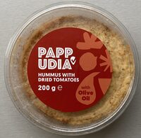 Hummus se sušenými rajčaty