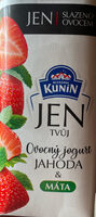 JEN jogurt na pití jahoda & máta