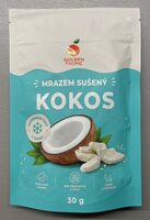 Mrazem sušený kokos