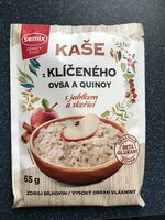 Kaše z klíčeného ovsa a quinoy s jablkem a skořicí