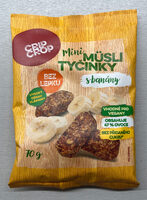 Mini müsli tyčinky s banány