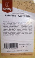 Kukuřično - rýžová kaše