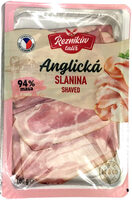 Anglická slanina shaved