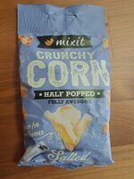 Crunchy Corn half popped