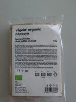 BIO modrá kukurica na popcorn s bambuckým masom a soľou do mikrovlnnej rúry Vilgain