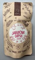 Jablečné chipsy jahodové