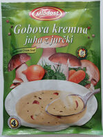 Gobova kremna juha z jurčki