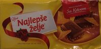 Chocolat au lait avec biscuits