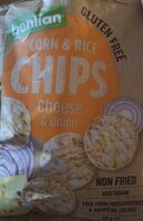 Corn & rice chips cheese & onion