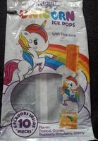 Unicorn ice pops