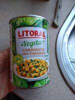Vegetal garbanzos con espinacas