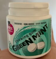 Chewing gum Green Mint