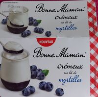 Crémeux sur lit de myrtilles