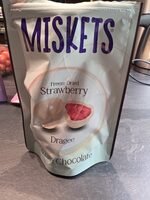 Miskets White Chocolate Coated Freeze Dried Strawberry 80g