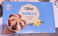 Vanilla ice cream cones