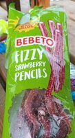Fizzy strawberry pencils