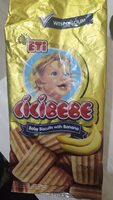 Eti Cicibebe Млечни бисквити банан 8+ месеца х172 г