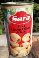 Pitted Green Olives in brine