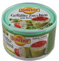 Gefüllte Zucchini mit Reis