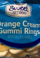 Orange cream gummi rings
