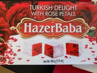 Turkish Delight with rose petals