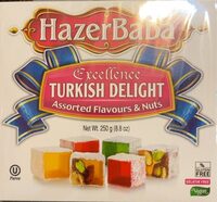 Hazer Baba Excellence Turkish Delight Assorted Flavors & Nuts