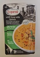 Lentil soup with quinoa