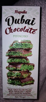 Tablette de chocolat au lait fourré à la crème de pistache et au Knafeh croustillant Dubaï