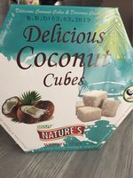 Coconut cubes