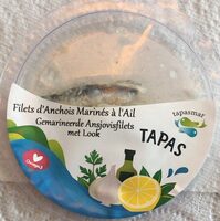 Filets d’anchois marinés à l’ail