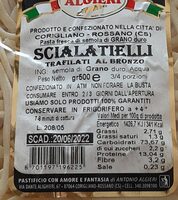 Pasta scialatielli