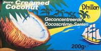 Creamed coconut
