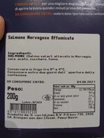 Salmone norvegese affumicato