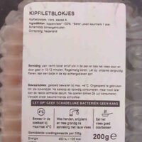 Kipfilet blokjes