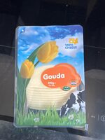 Gouda cheese in slices