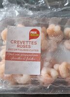 Crevettes Roses Décortiquées Cuites