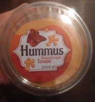 Hummus zongedroogde tomaat
