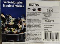 Moule fraiche