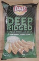 Deep Ridged Sour Cream & Onion Flavour