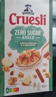 Cruesli zero sugar apple pecan cinnamon