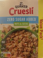 Quaker Cruesli Zero Sugar Added Nuts & Seeds 720 g